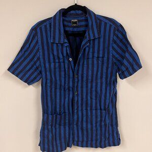 Todd Snyder Striped Guayabera Shirt